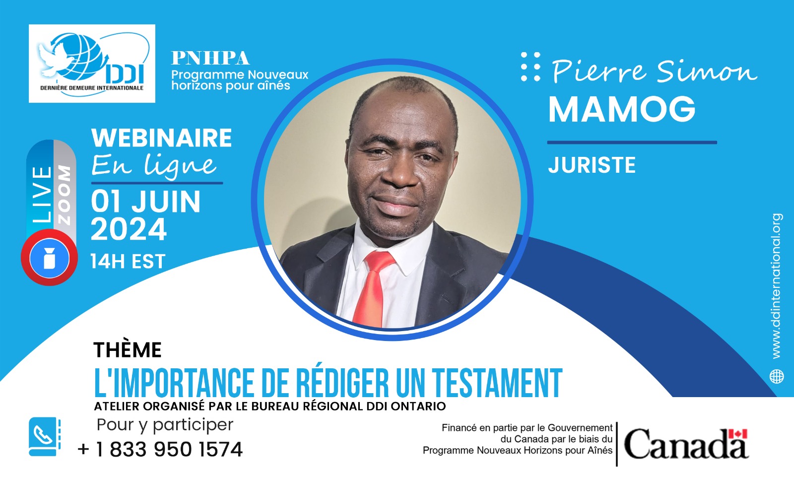 Séance d'information et d'éduction du 1 juin 2024